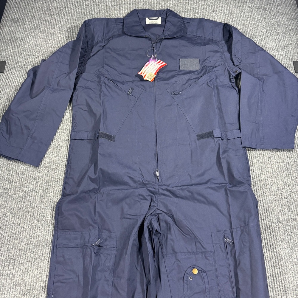 Rothco Flight Suit Mens Large Navy Blue NWT Military Style Coveralls 7503